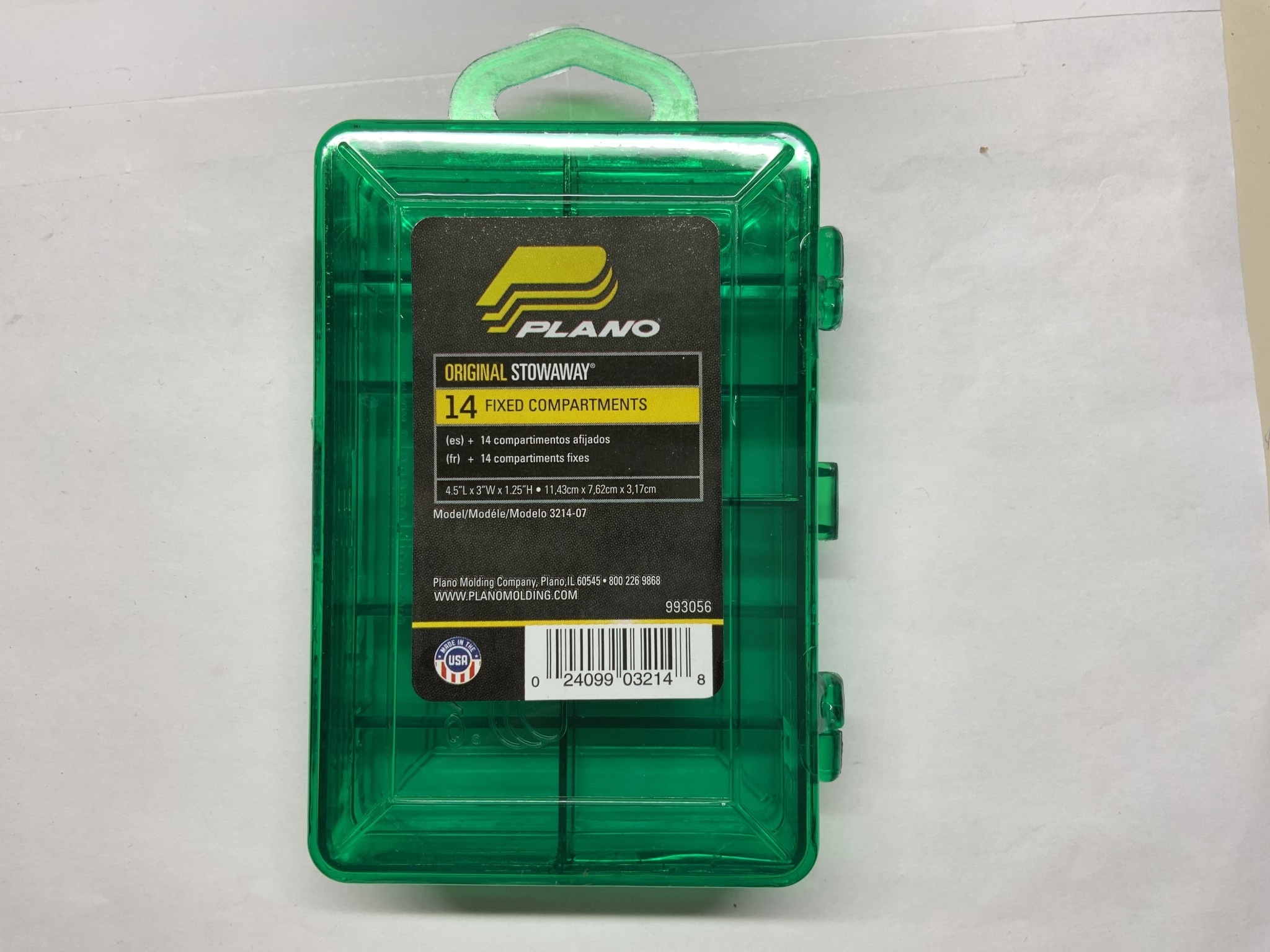 PLANO MAGNUM TACKLE BOX MICRO MAG 4.5*3*4.25' GREEN