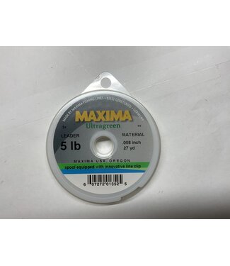 Maxima Ultragreen Leader Material 27 YD