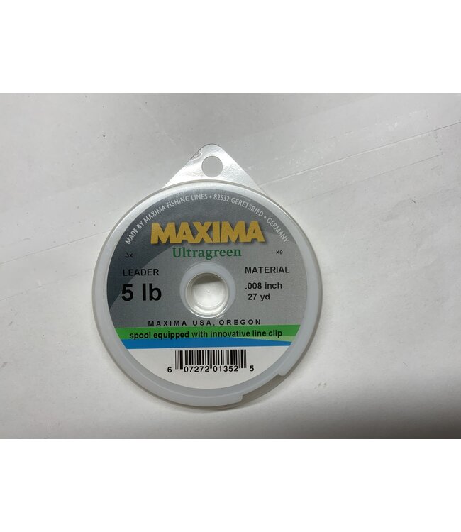 Maxima USA, Inc. Maxima Ultragreen Leader Material 27 YD