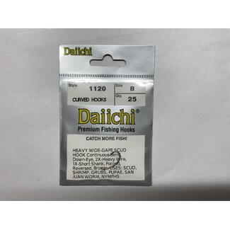Daiichi DAIICHI HEAVY SCUD HOOK SZ 8, BRONZE 25/PK