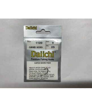 Daiichi DAIICHI HEAVY SCUD HOOK SZ 8, BRONZE 25/PK