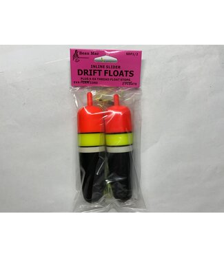 BEAU MAC-SMI BEAU MAC FLOAT DRIFT EVA FR TOP FLOATS 1/2-OZ