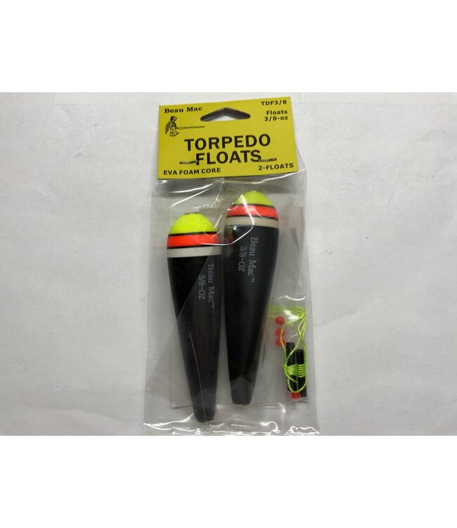 BEAU MAC-SMI BEAUMAC FLOAT TORPEDO EVA FOAM 3/8OZ