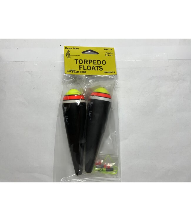 BEAUMAC FLOAT TORPEDO EVA FLOATS 3/4OZ