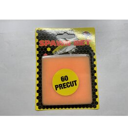 (CSN-PEACH) BLACKBIRD SPAWN NET 2.75"X2.75" SQUARES PRECUT 60 CT PEACH