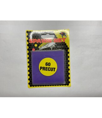 Redwing Tackle REDWING PRECUT SPAWN NET 4" SQUARE PURPLE