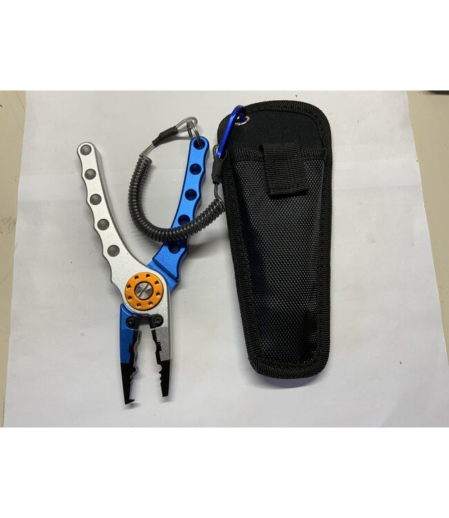 All Seasons Sports ALUMINUM FISHING PLIER  BLUE/SILVER