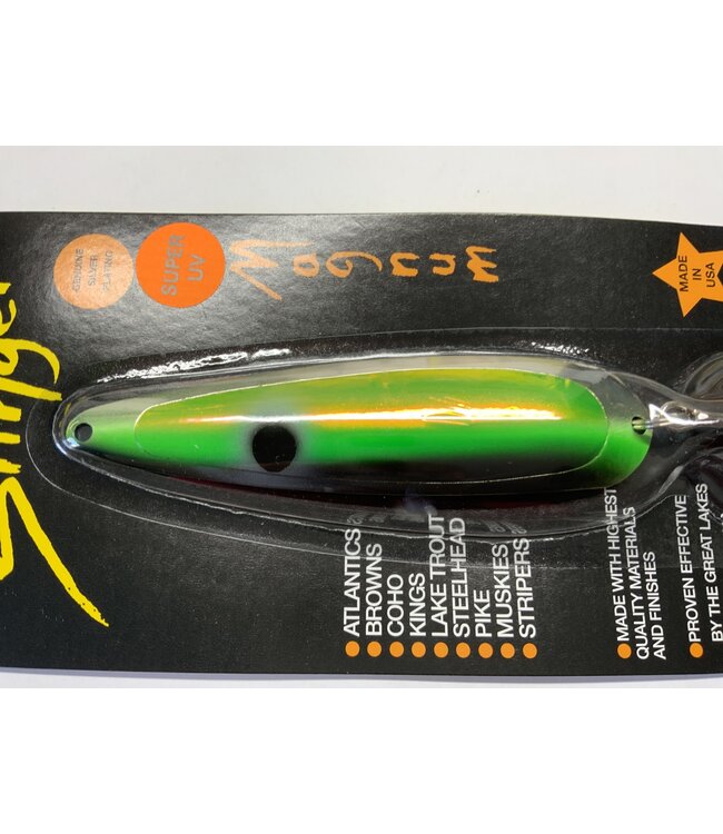 (MS15152GUV) MICHIGAN STINGER - MAGNUM - SILVER SMOOTH - GATOR GREEN UV