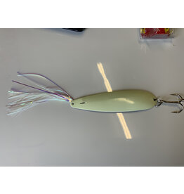 DEATH WISH LURES SKIRT CHASER -3. GREEN GLOW - NICKEL