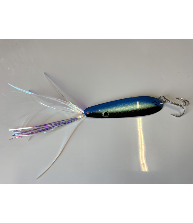 DEATH WISH LURES SKIRT CHASER -1 NIGHTSHADE GLOW/NICKEL