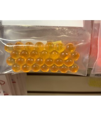 Lick-Em-Lures Candy Egg Chain 8mm 4 chains of 7 eggs = 28 eggs Transparent/Natural