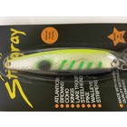 Gibbs-Delta Tackle (NSH336)  MICHIGAN STINGER -STINGRAY - SILVER HAMMERED - A.S.S. CHART.ALEWIFE 4.25