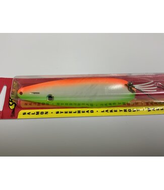 DEATH WISH LURES SKIRT CHASER-4 1/2” MAGNUM  TOM TERRIFIC GLOW