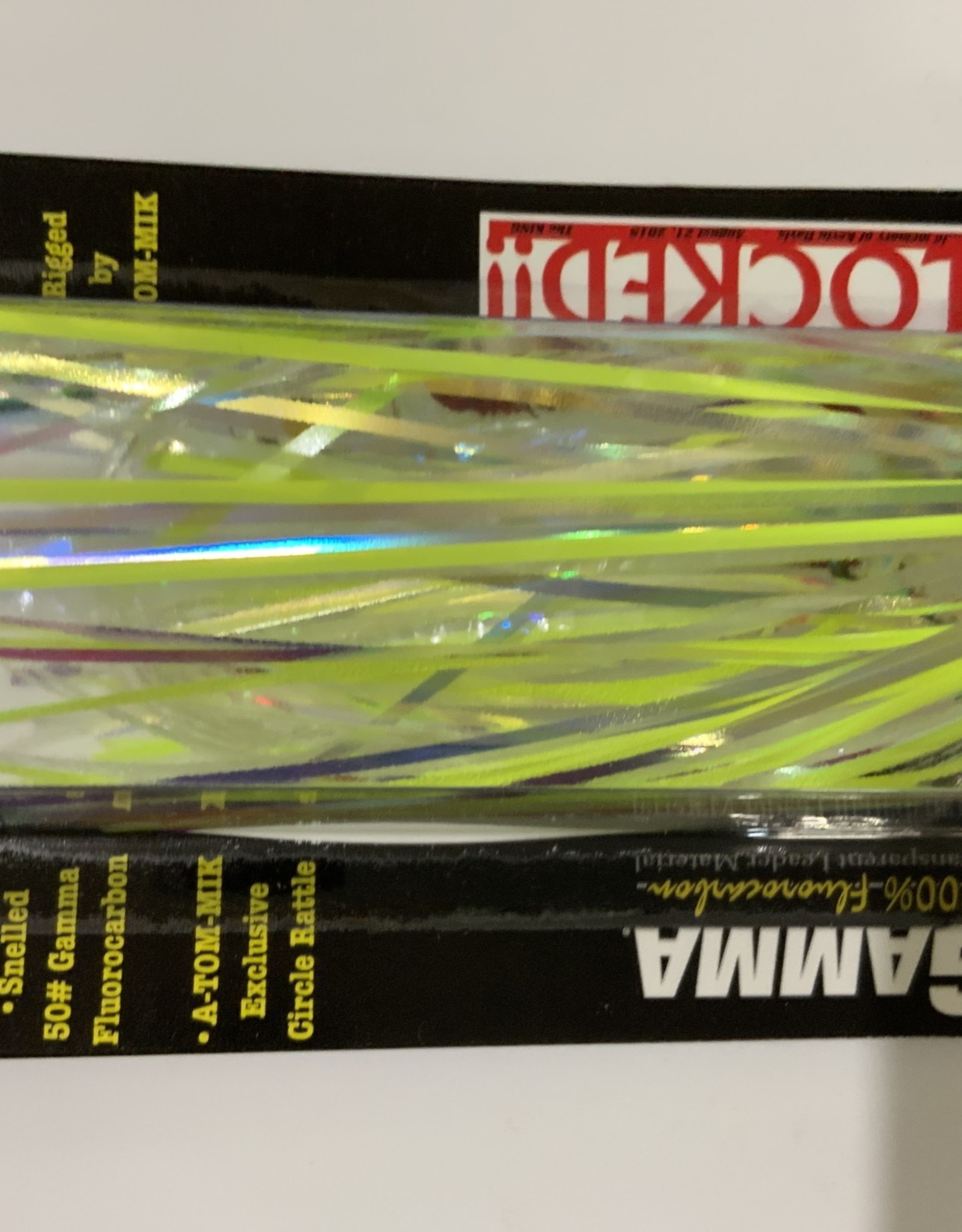 A-TOM-MIK MFG. A-TOM-MIK TOURN FLY RIGGED T-140 FISH ON GLOW