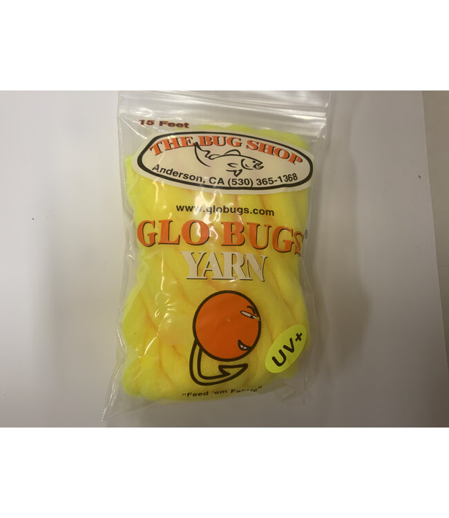 THE BUG SHOP GLO BUG YARN 15FT/PKG NIAGARA GOLD - YNG