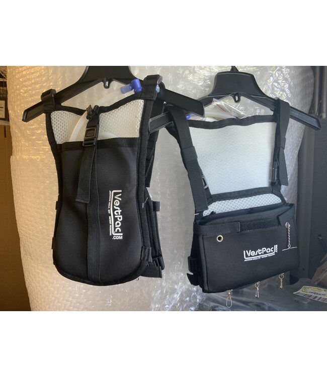 VEST PACK FISHING VEST AND WATER BLADDER BLACK