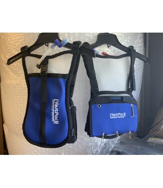 VEST PACK FISHING VEST AND WATER BLADDER BLUE