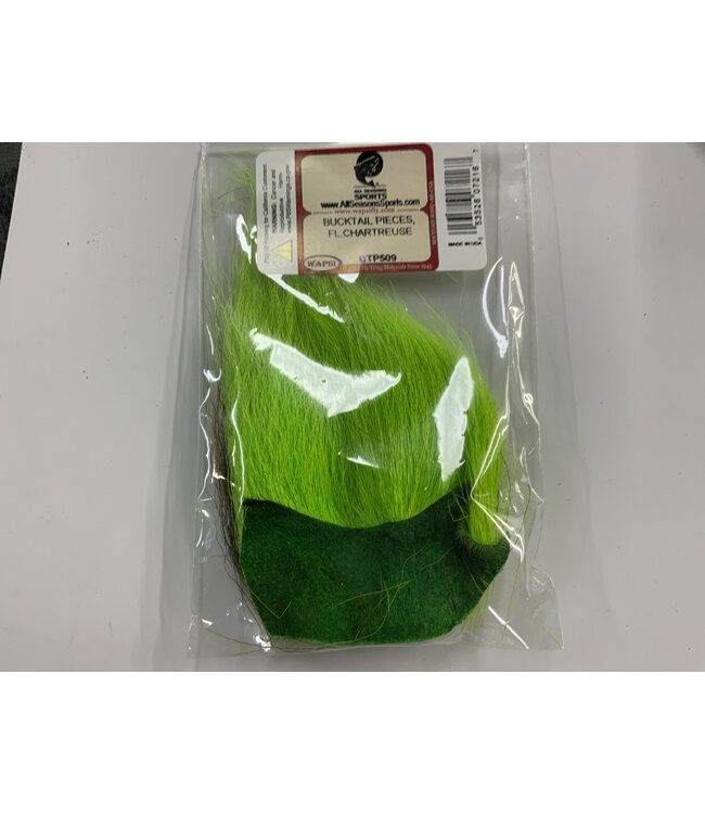 Wapsi (BTP509) BUCKTAIL PIECES, FL CHARTREUSE