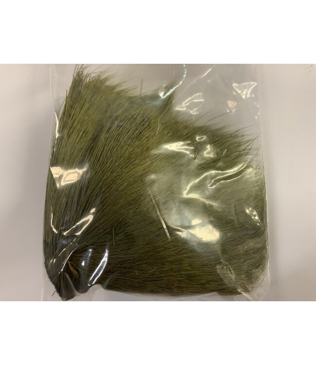 Wapsi (DOW089) DEER BELLY HAIR, OLIVE