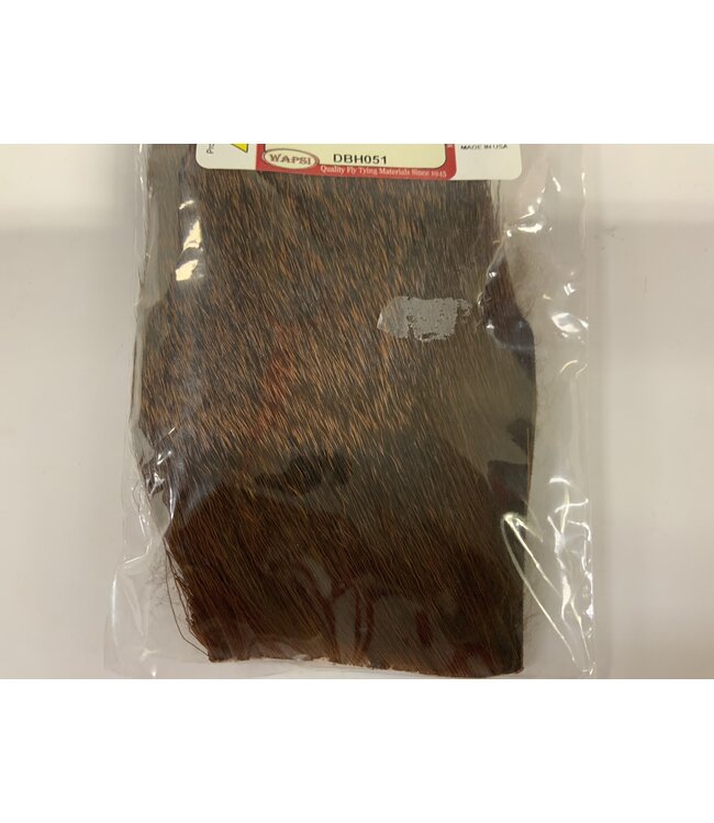Wapsi (DBH051) DEER BODY HAIR, RUSTY BROWN