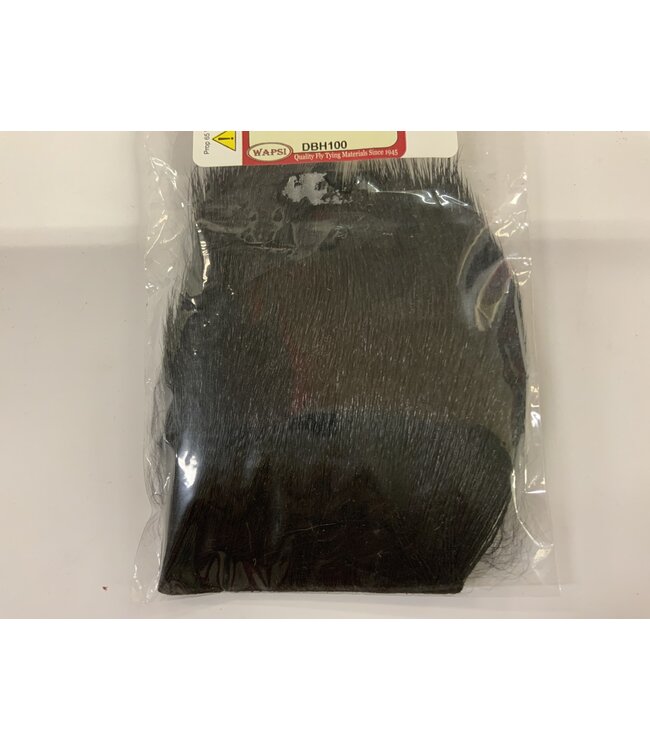 Wapsi (DBH100) DEER BODY HAIR, BLACK