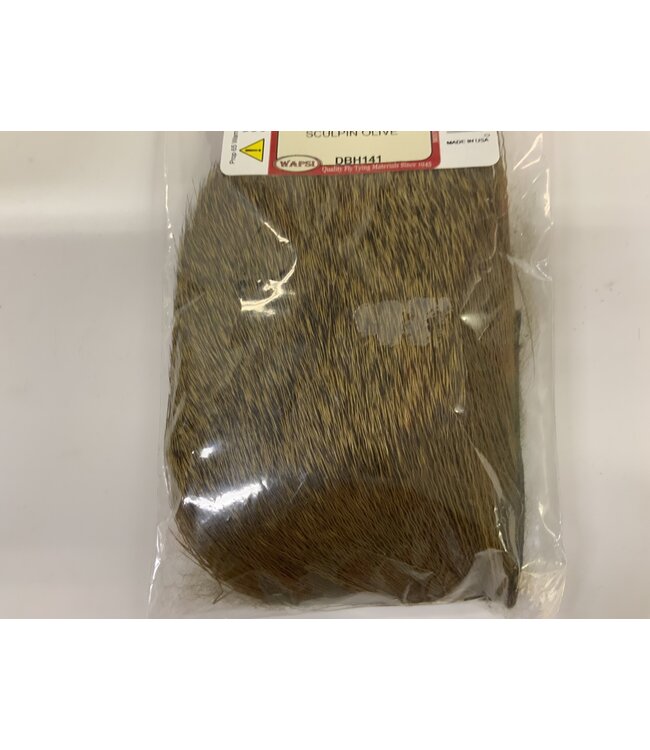 Wapsi (DBH141) DEER BODY HAIR, SCULPIN OLIVE