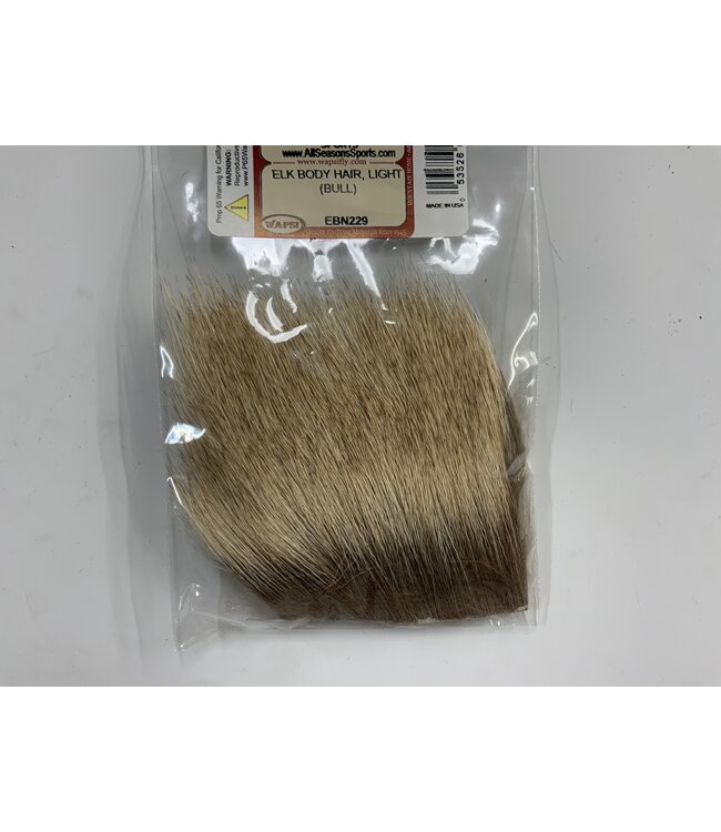 Wapsi (EBN229) ELK BODY HAIR, LIGHT (BULL)