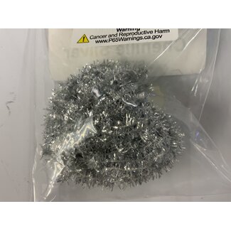 Solid Tinsel Chenille Silver STPC#344