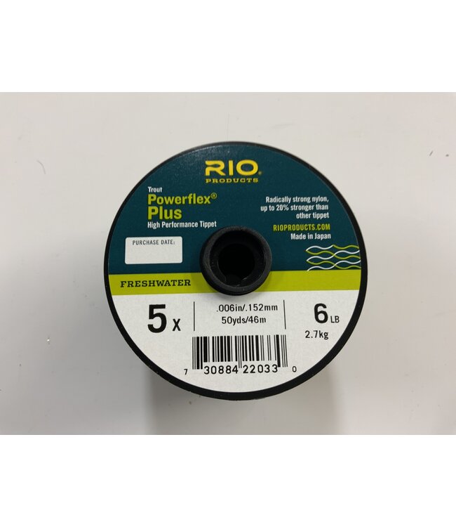 Rio POWERFLEX PLUS 5X TIPPET 50YD