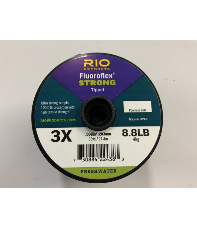 Rio FLUORFLEX STRONG TIPPET 30YD 3X  8.8LB