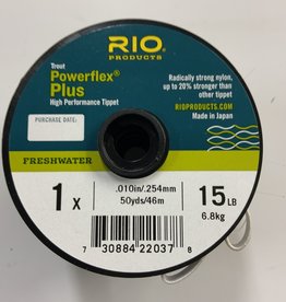 Rio POWERFLEX PLUS 1X TIPPET 50YD