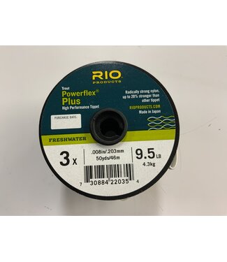 Rio POWERFLEX PLUS 3X TIPPET 50YD