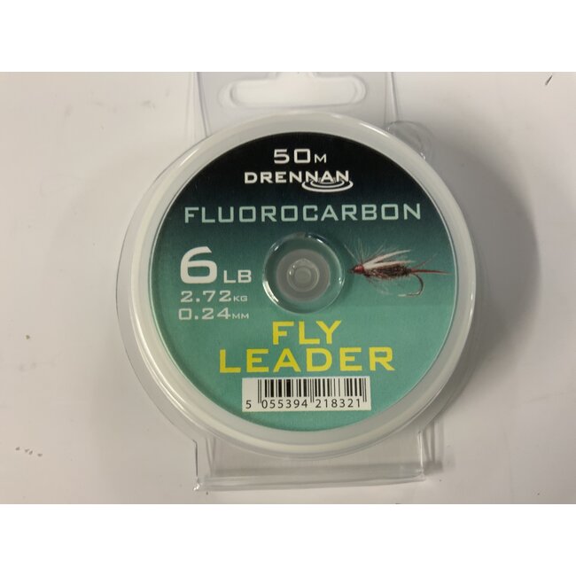 Drennan DRENNAN FLUOROCARBON FLY LEADER 50 M