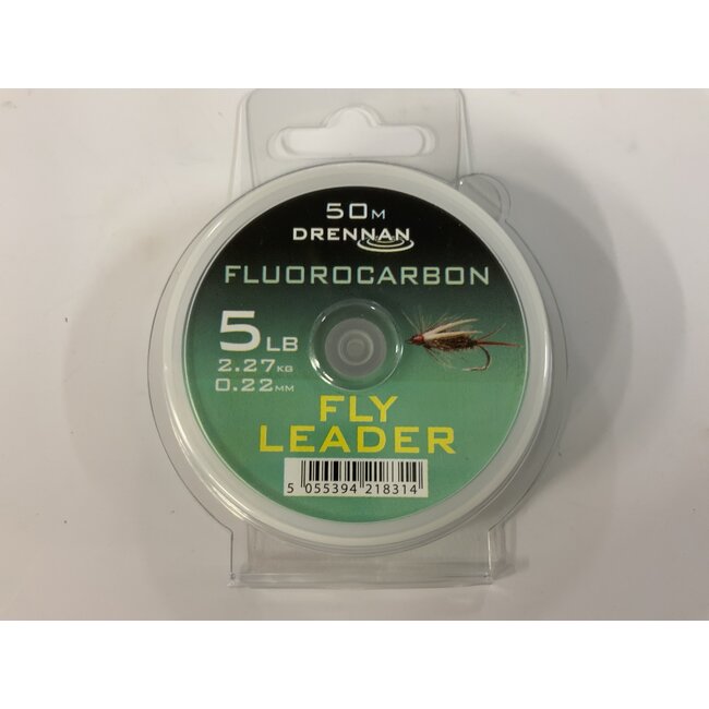Drennan DRENNAN FLUOROCARBON FLY LEADER 50 M