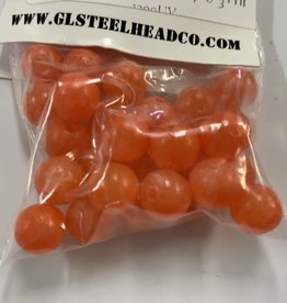 Great Lakes Steelhead Co. Great Lakes Steelhead co. Trick Em' Beads UV Series 8mm Blood Red