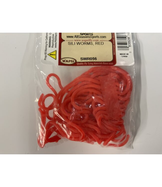 Wapsi SILI WORMS, RED SWR056