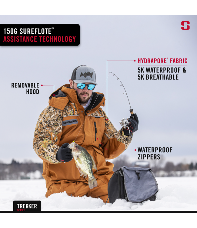 Striker Ice Striker Ice Trekker Jacket Brown Camo L