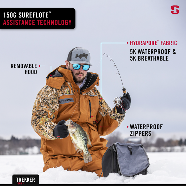 Striker Ice Trekker Jacket Brown/Camo XL