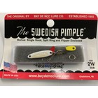 BAY DE NOC LURE CO. SWEDISH PIMPLE #2 WHITE ICE 1' 1/10oz