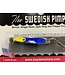 BAY DE NOC LURE CO. SWEDISH PIMPLE 3,  SIL/BLUE 1 1/2' 1/5OZ