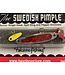 BAY DE NOC LURE CO. SWEDISH PIMPLE 3,   1 1/2"PRISM RED