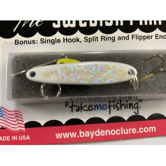 BAY DE NOC LURE CO. SWEDISH PIMPLE #3 WHITE ICE 1 1/2"" 1/5 OZ