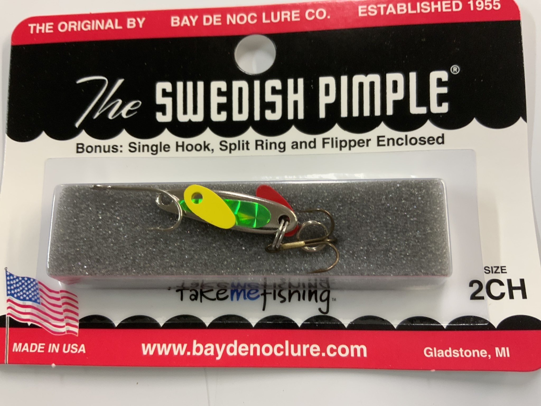 Bay de Noc Swedish Pimple - Chartreuse