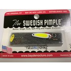 BAY DE NOC LURE CO. SWEDISH PIMPLE 1" 1/10oz PEARL/YELLOW