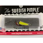 BAY DE NOC LURE CO. SWEDISH PIMPLE 2', 1/10OZ FLO YEL NICKEL