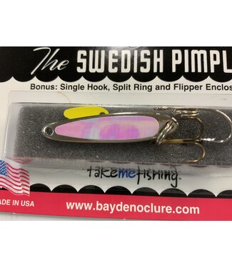 BAY DE NOC LURE CO. SWEDISH PIMPLE 3,  1 1/2"PRISM PRL