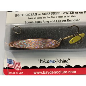 BAY DE NOC LURE CO. SWEDISH PIMPLE 1 7/8"COPPR.ICE