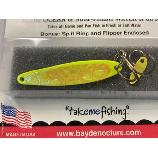 BAY DE NOC LURE CO. Swedish Pimple 1/3oz yellow ice