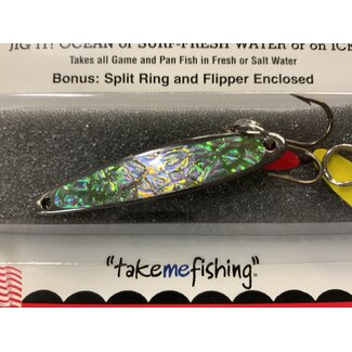 BAY DE NOC LURE CO. SWEDISH PIMPLE 1 7/8"BLACK ICE
