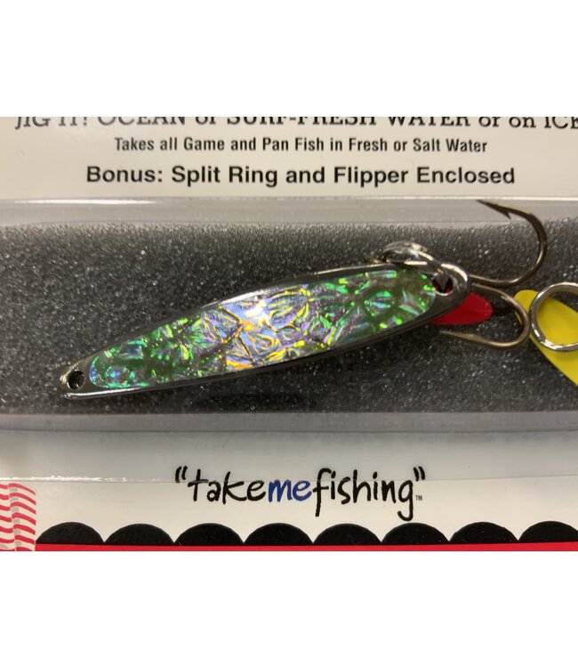 BAY DE NOC LURE CO. SWEDISH PIMPLE 1 7/8"BLACK ICE